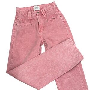 Urban Outfitters BDG Cowboy Jeans Pink Acid Wash sz 25
